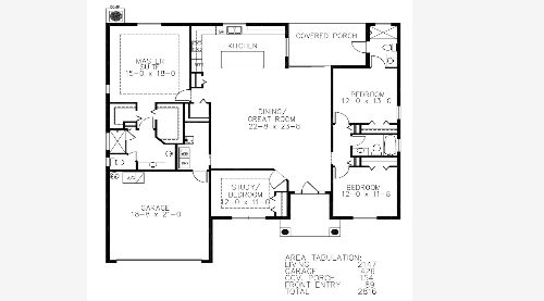 Split floorpan with dual en-suite